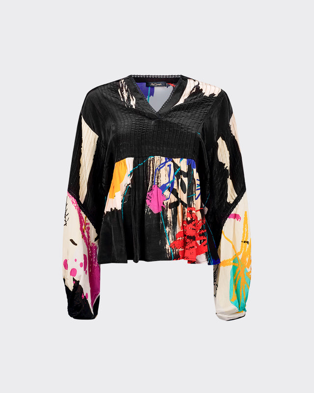 Masquiat Blouse - Black - Dernière image