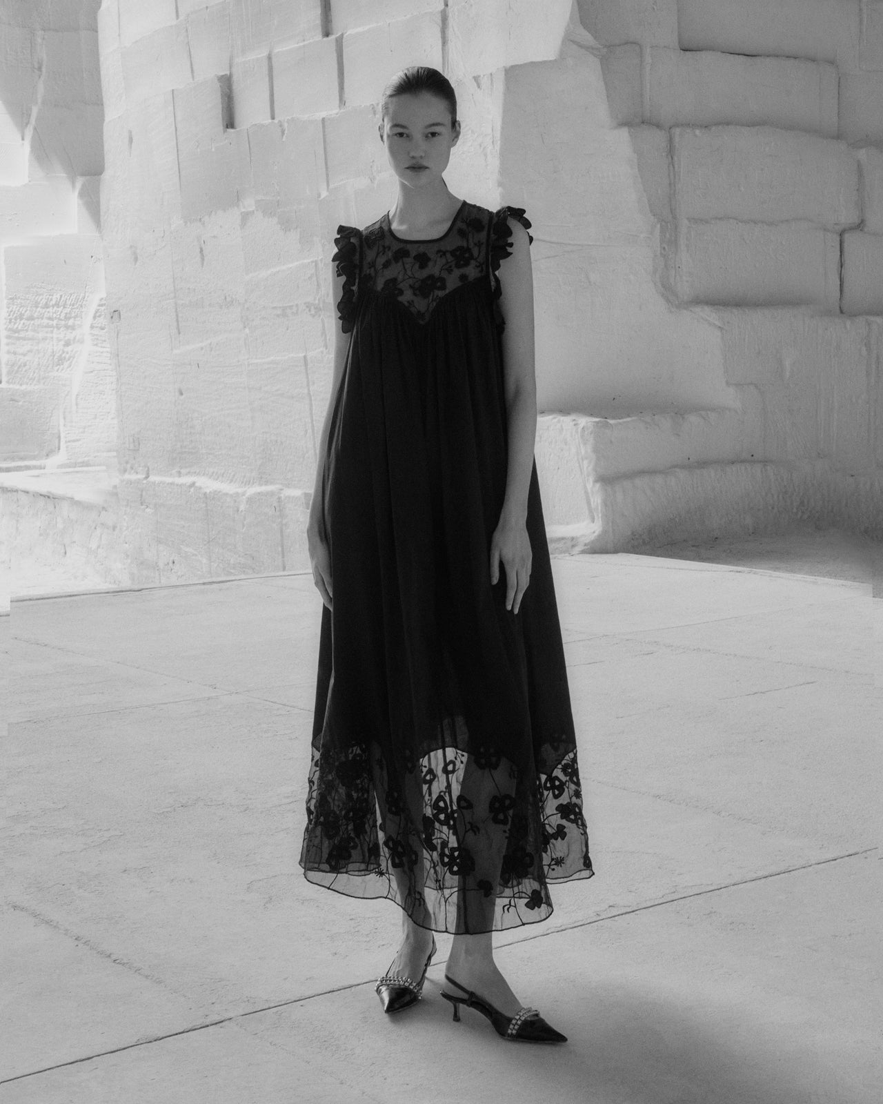 Robe Perone - Noir - Image 5