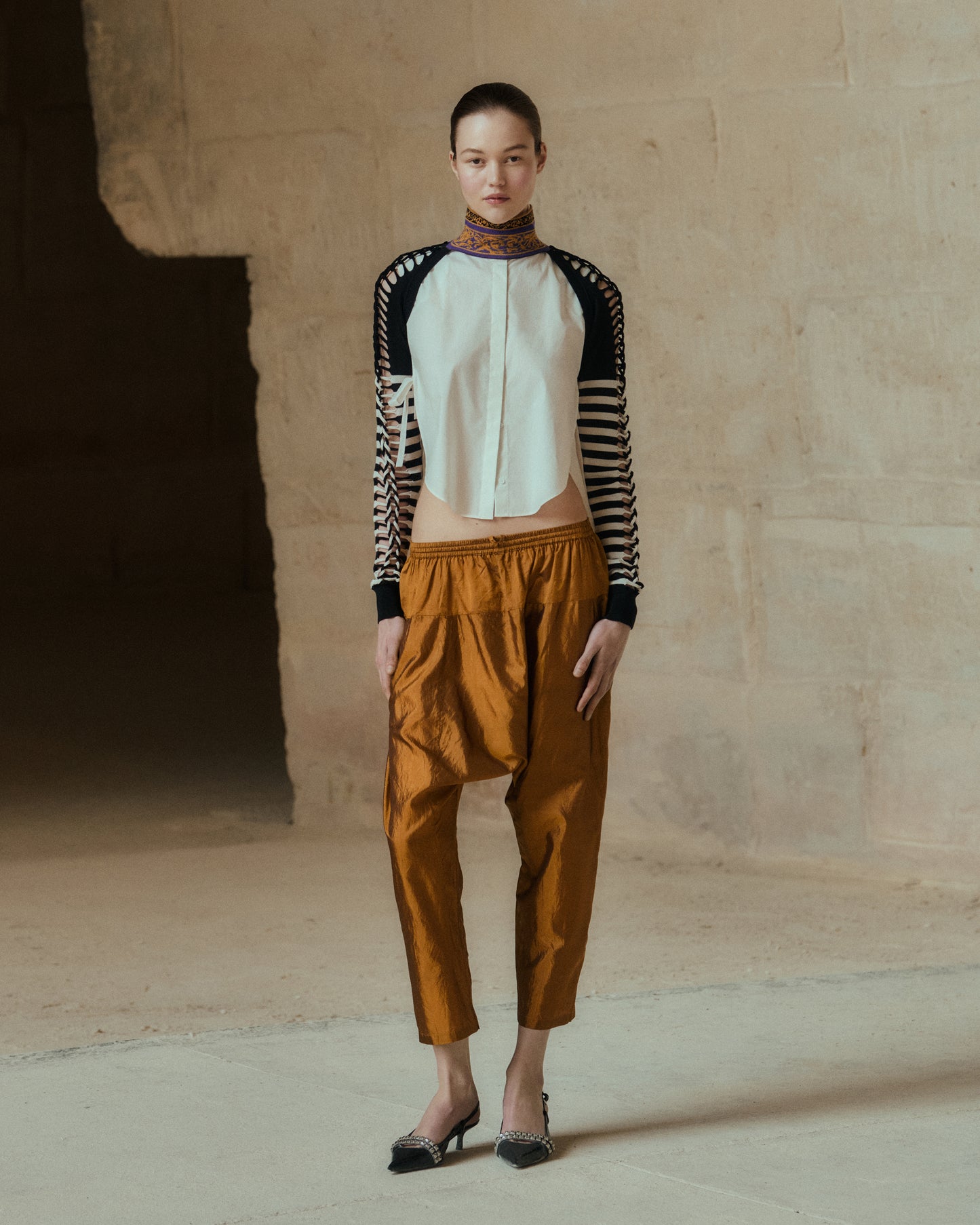 Pantalon Serena - Ocre