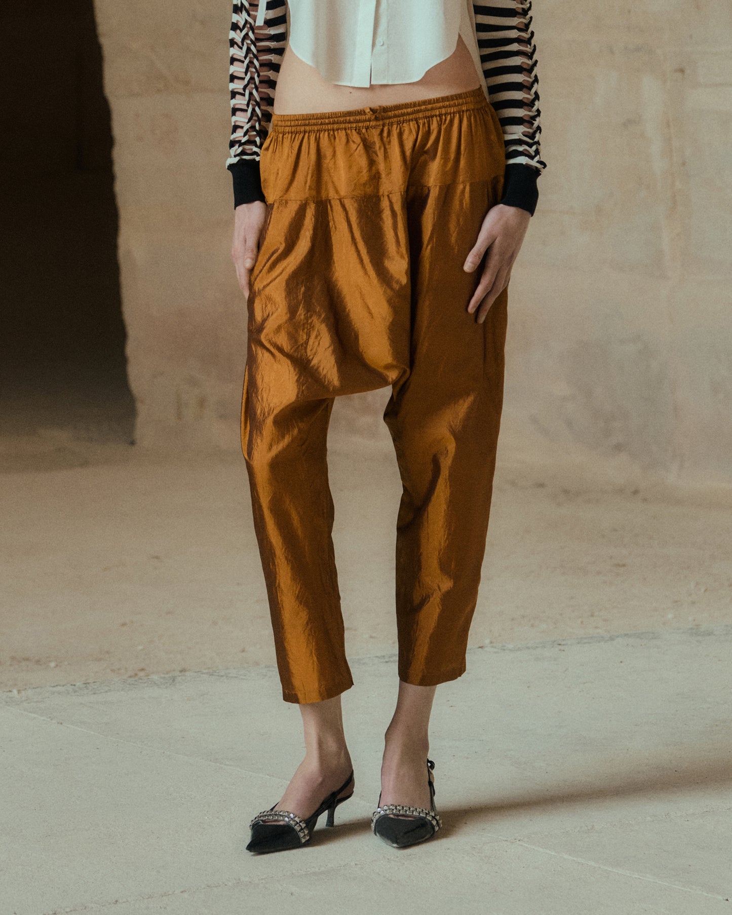 Pantalon Serena - Ocre