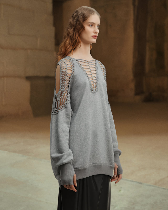 Shiho Sweater - Grey - Image 2