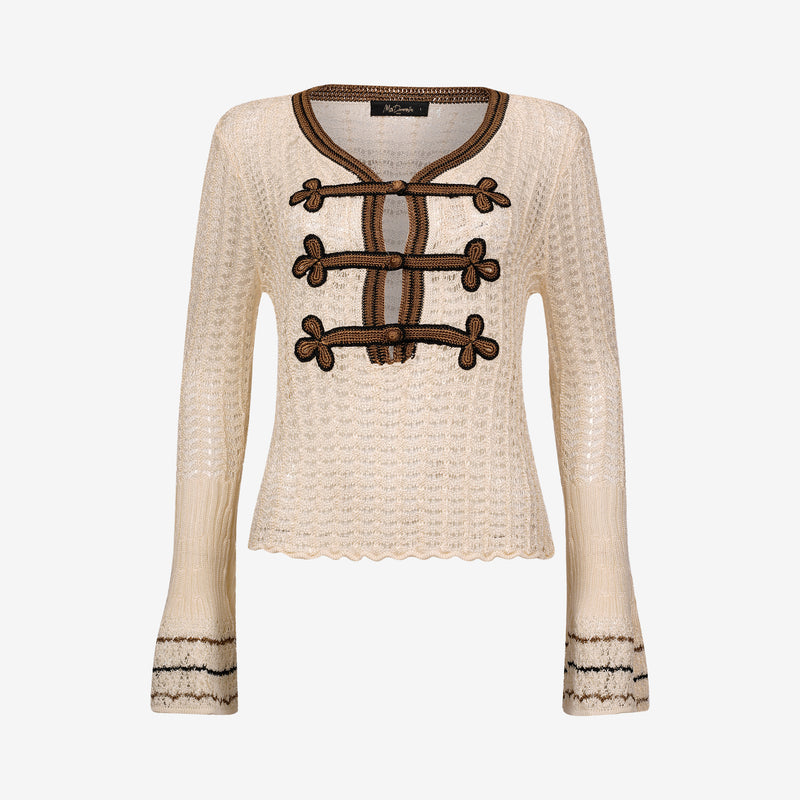 Pull Vice - Ivoire