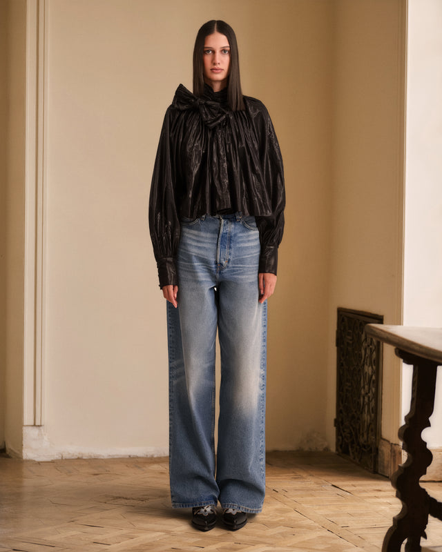 Virginie Blouse - Black - Image 1