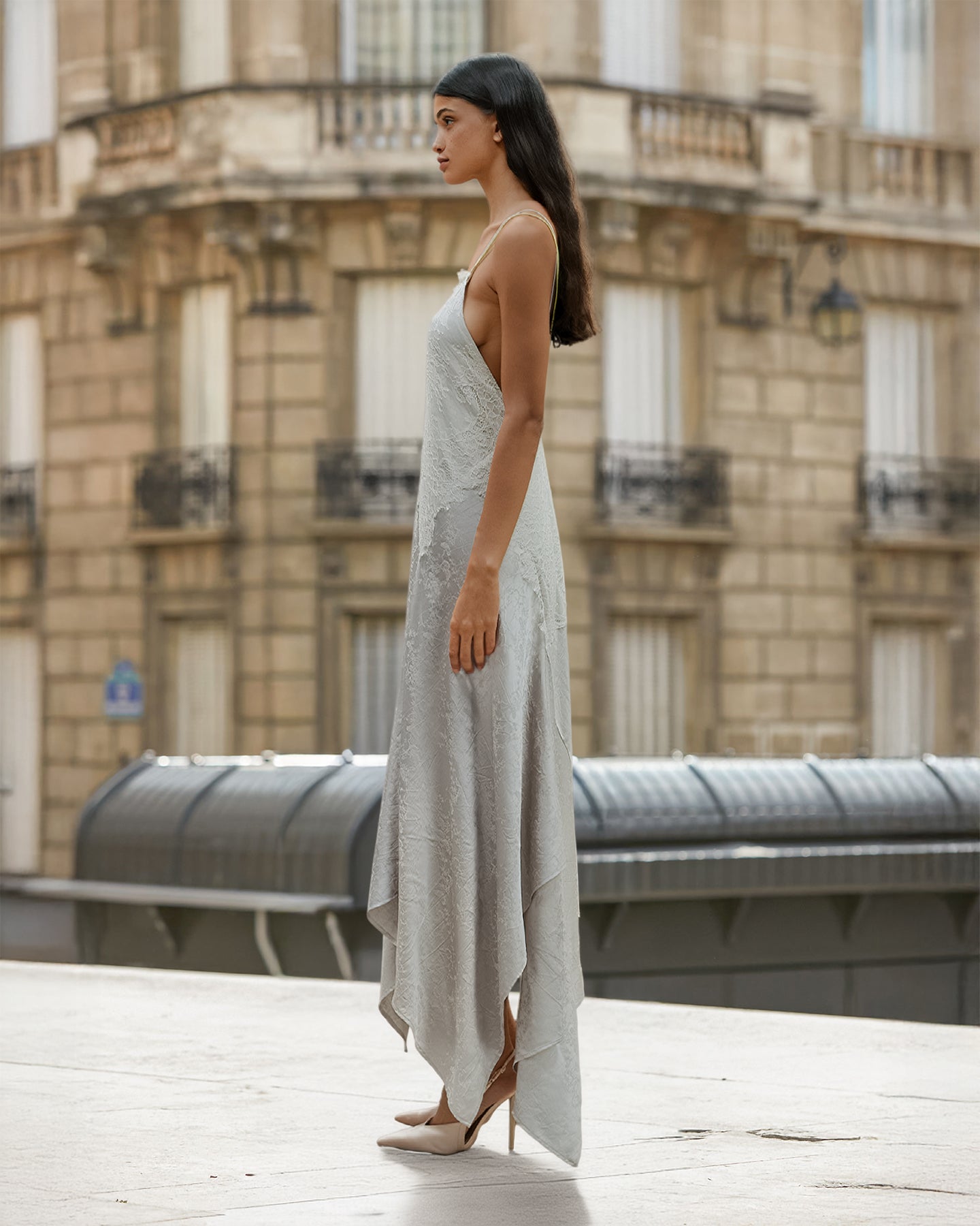 Adona Gray Dress | Mes Demoiselles – Mes Demoiselles Paris