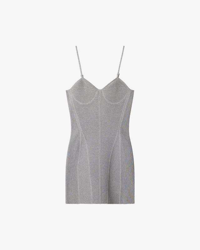 Robe Blom - Gris - Image 1