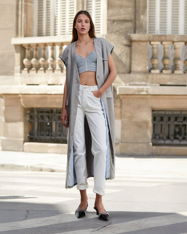 Blonde Top - Grey - Image 1