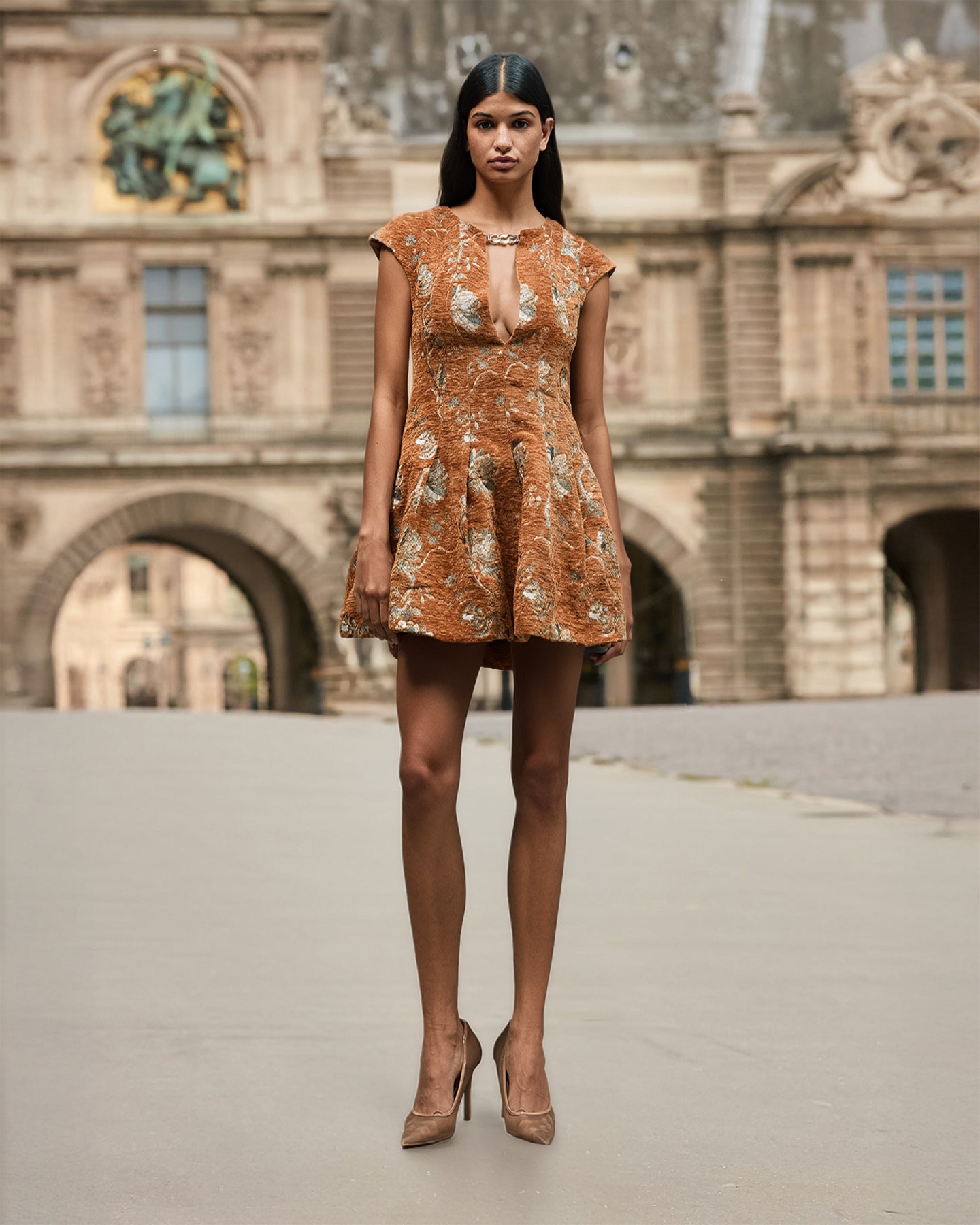 Brocco Dress - Caramel