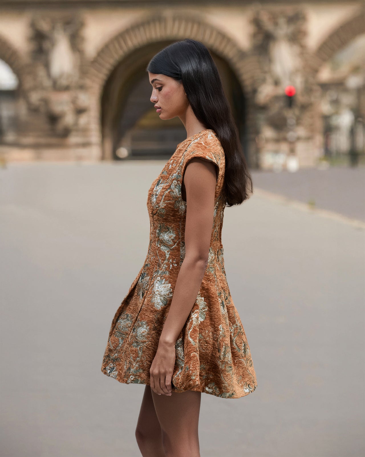 Brocco Dress - Caramel - Image 5