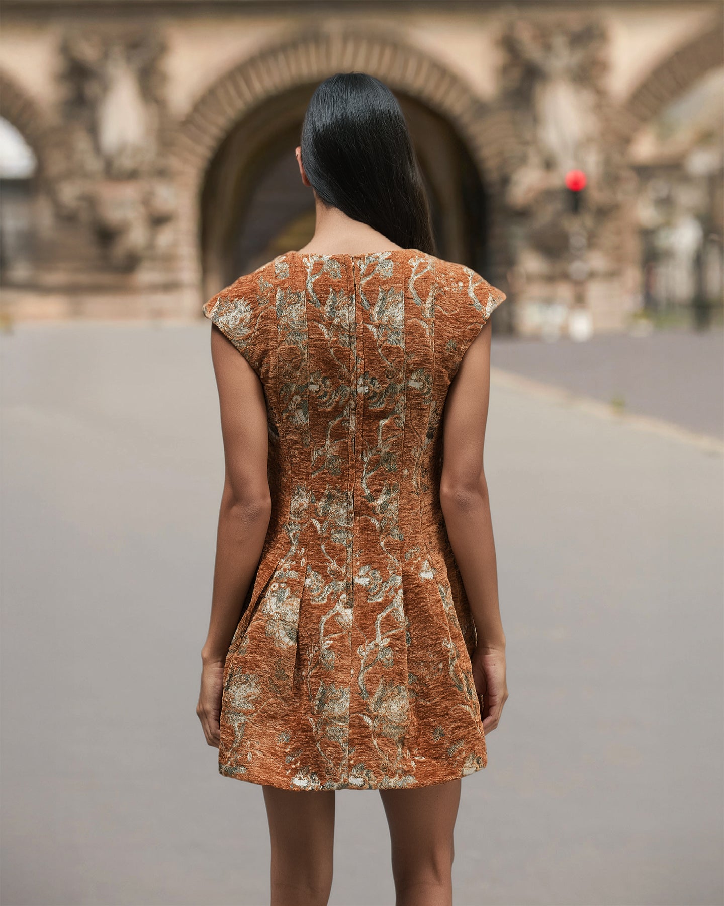 Brocco Dress - Caramel