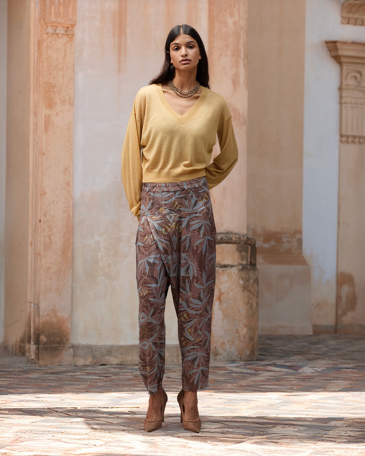 Pantalon Charlize - Marron - Image 1
