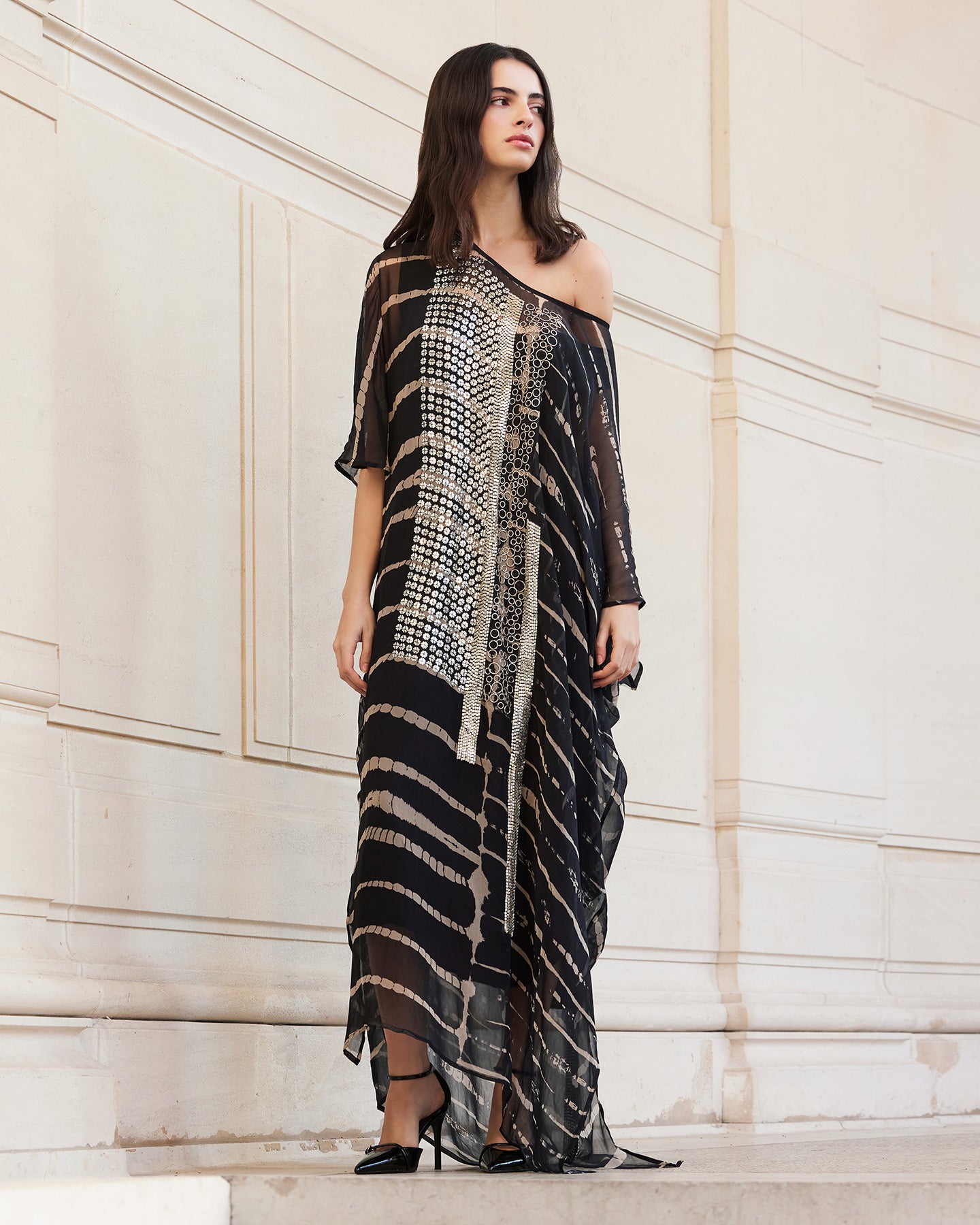 Robe longue Damuel - Noir