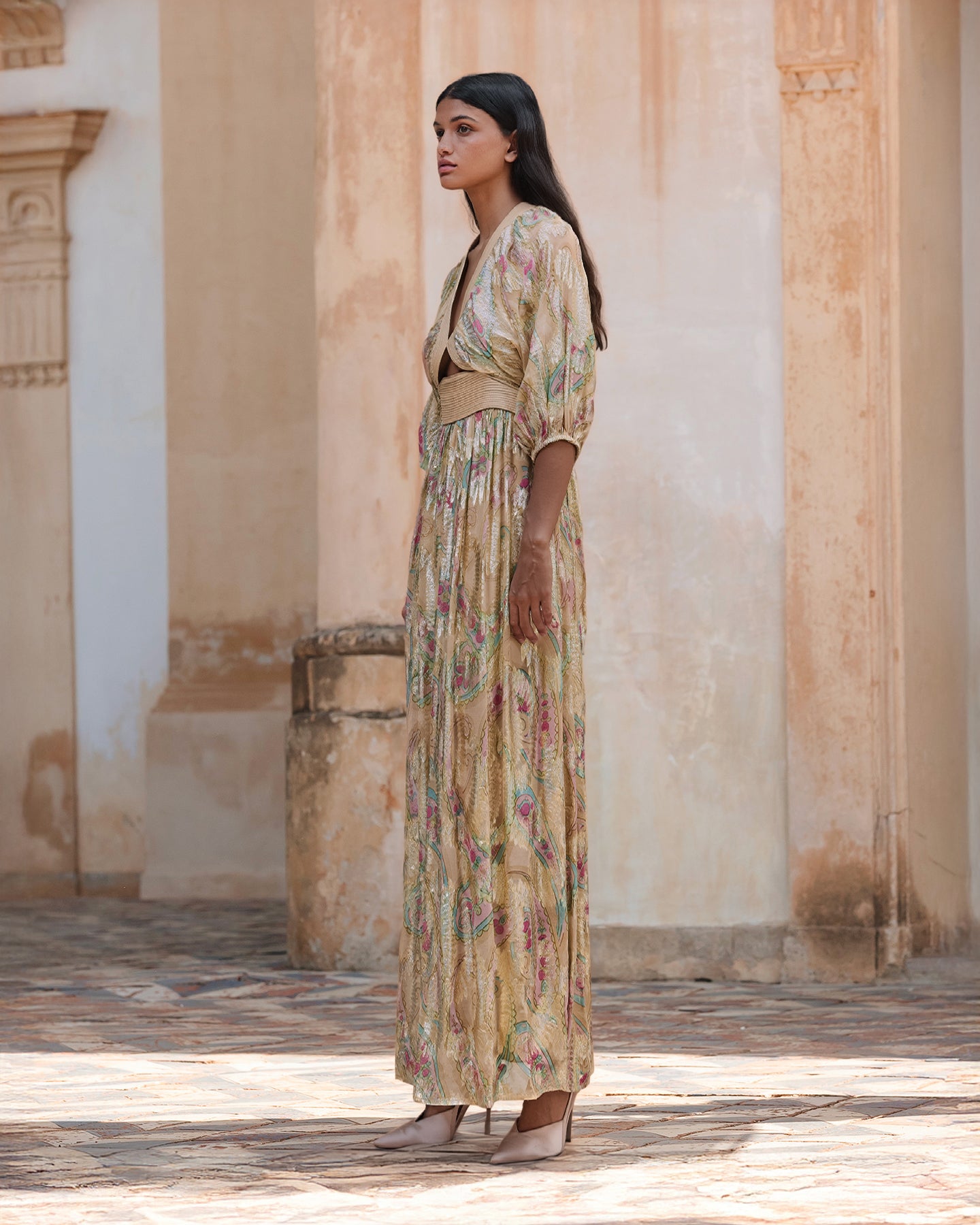 ワンピース 00s la parfait ribbon frill dress Robe Fannie Jaune | Mes Demoiselles – Mes Demoiselles Paris