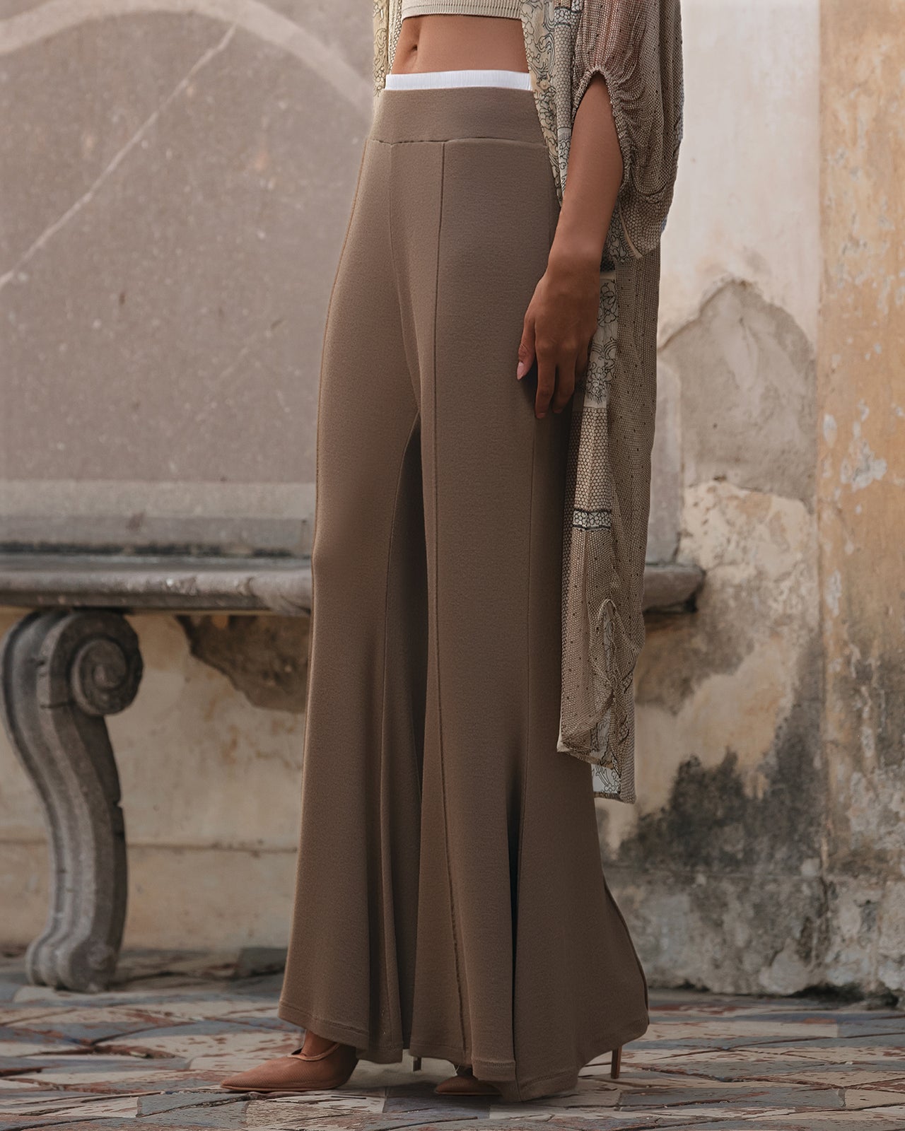 Pantalon Ibyscus - Marron Olive - Image 2