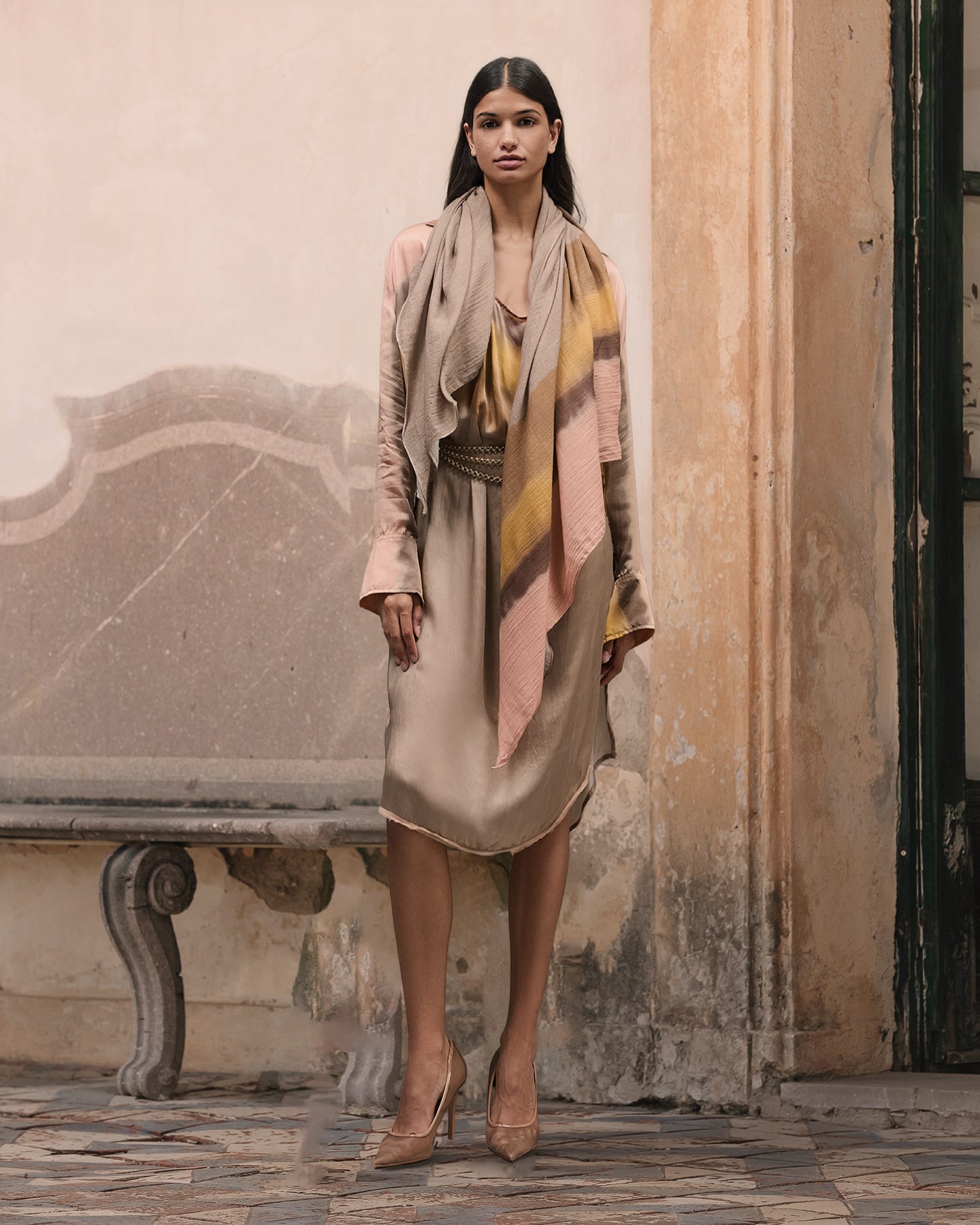 Foulard Melissa - Rose