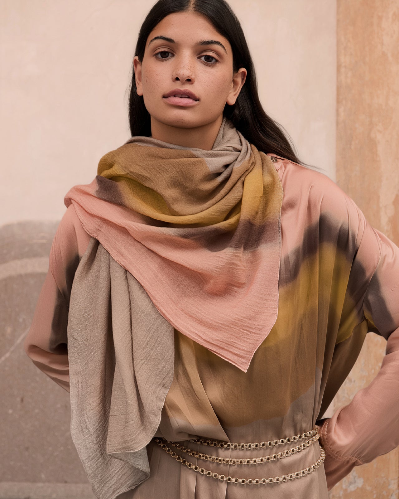 Foulard Melissa - Rose - Image 1