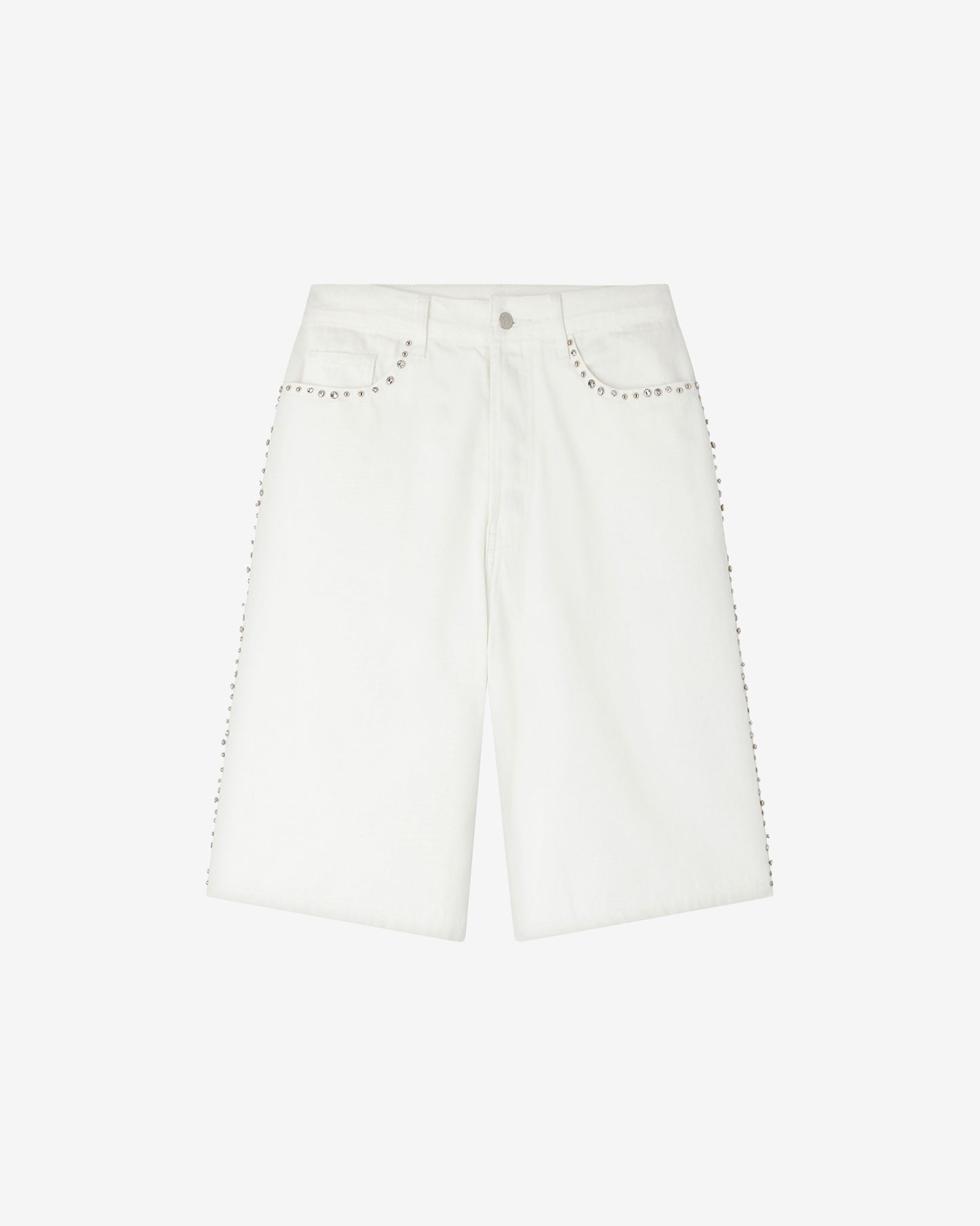 Muffin Bermuda Shorts - White