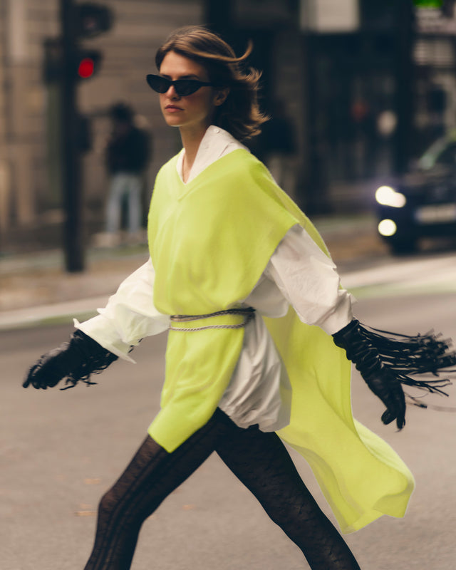 Poncho Neko - Jaune - Image 2