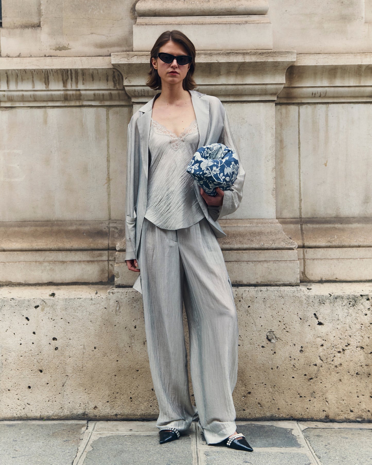 Pantalon Power - Argent