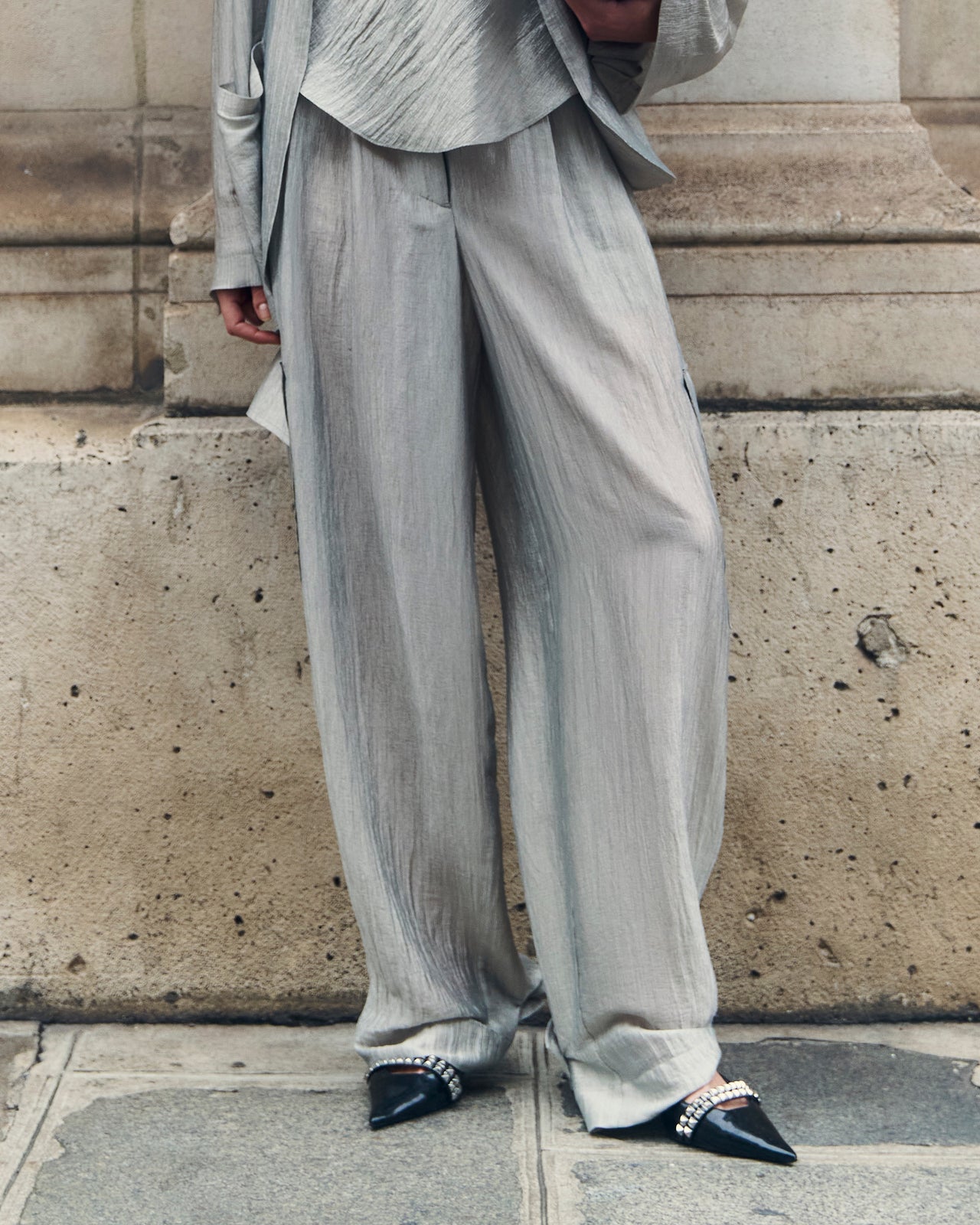 Pantalon Power - Argent - Image 2