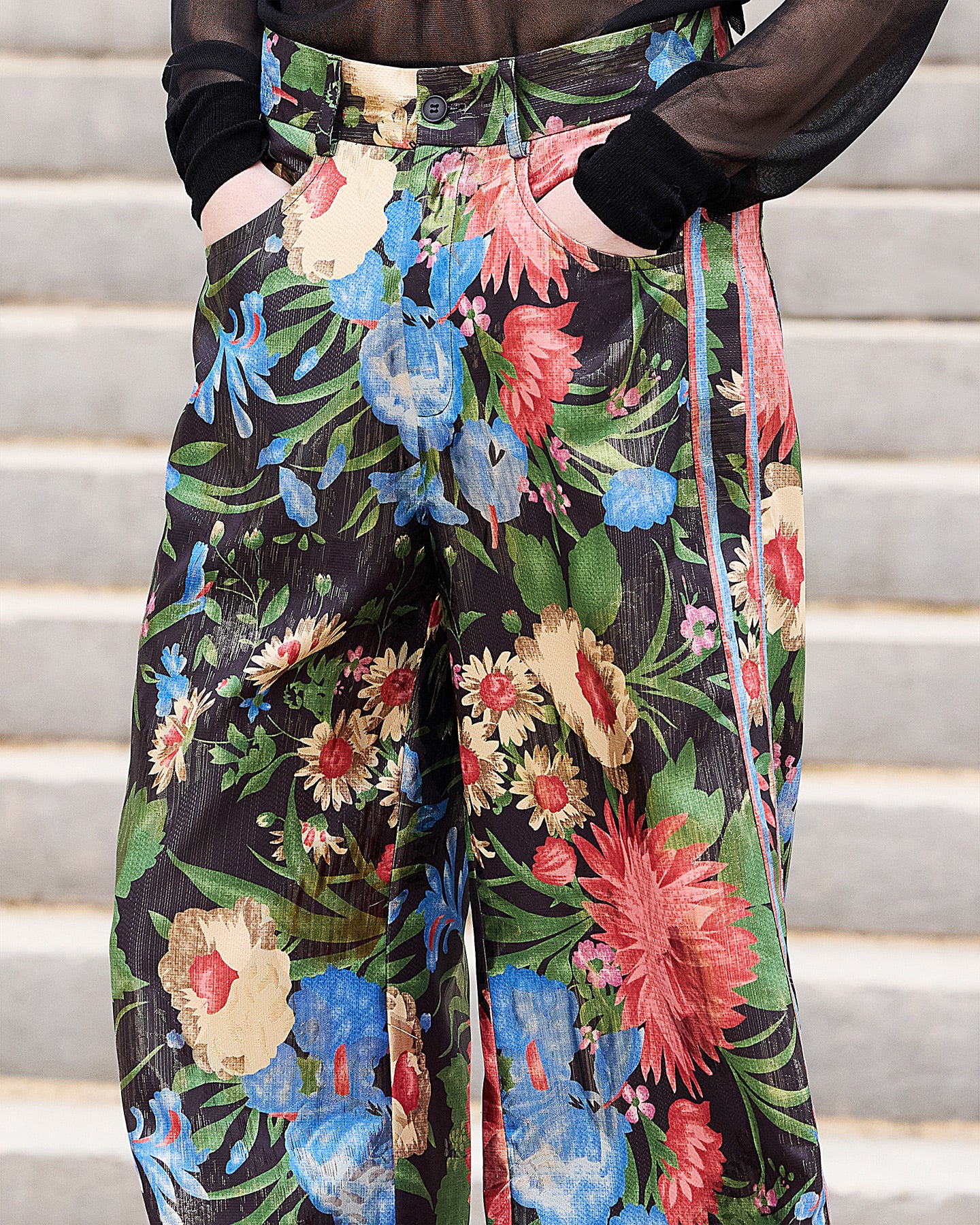 Pantalon large Rosa - Noir