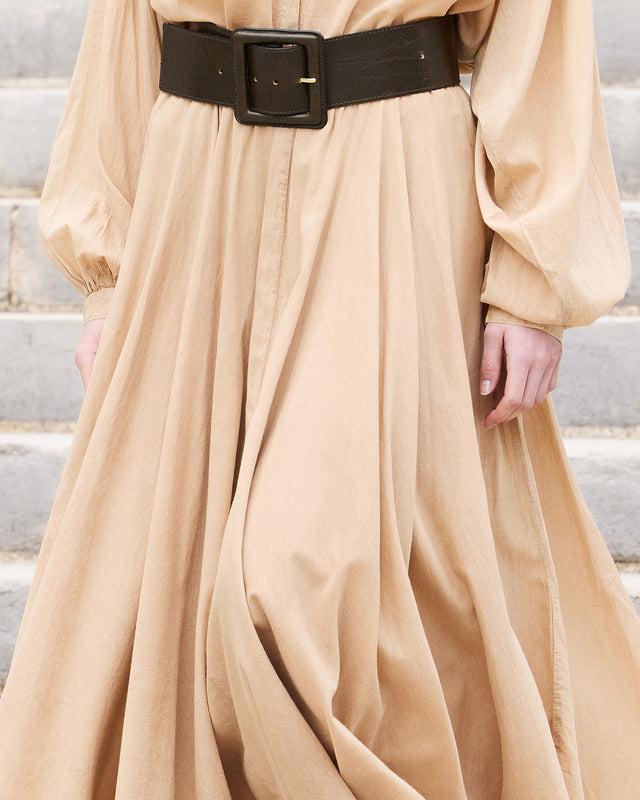 Jupe longue Sandy - Beige - Image 2
