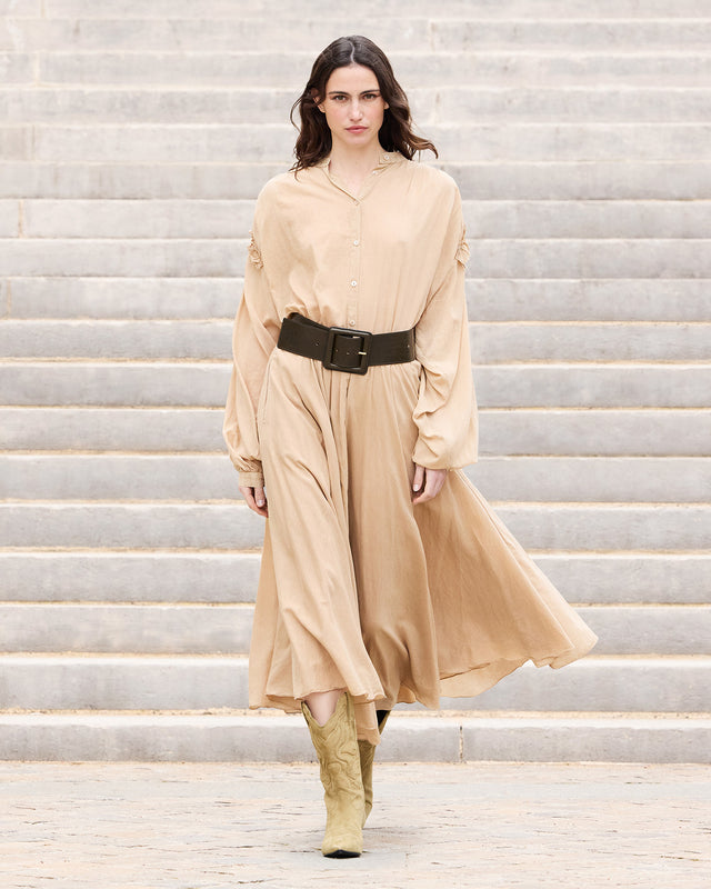 Jupe longue Sandy - Beige - Image 1