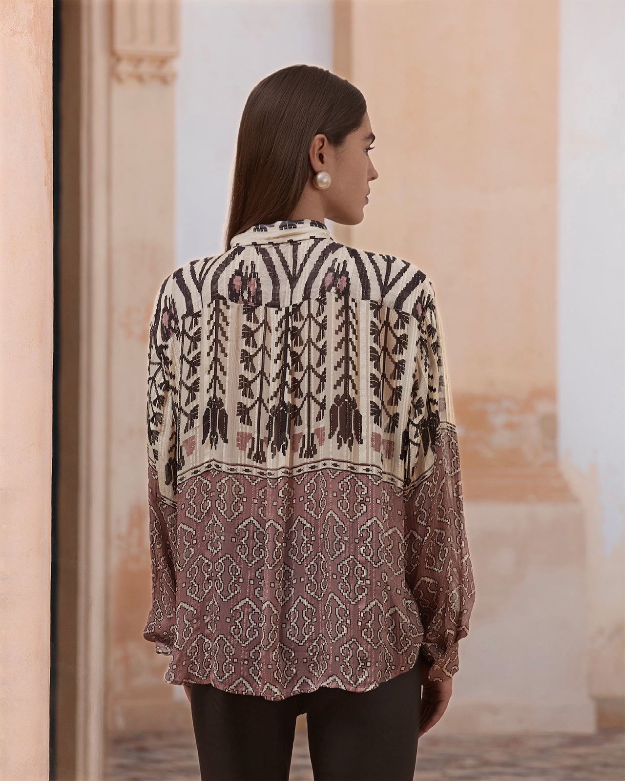 Shirt Susanne - Mauve - Image 3