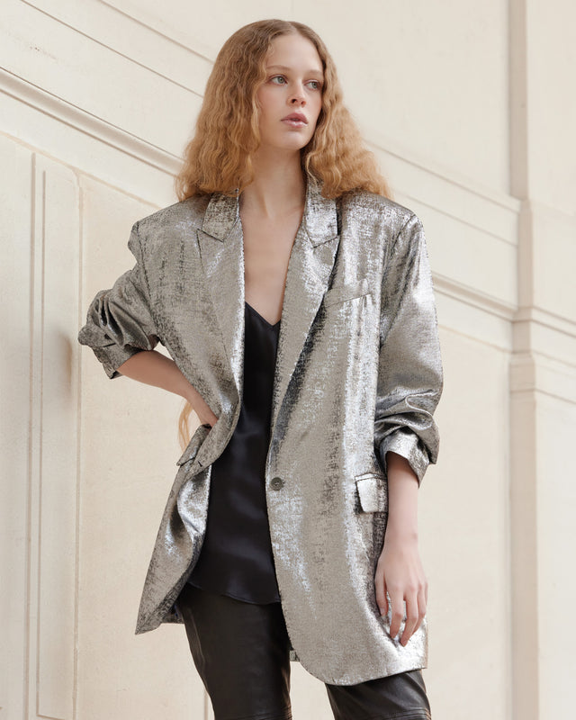 Jacket Siane - Silver - Image 2