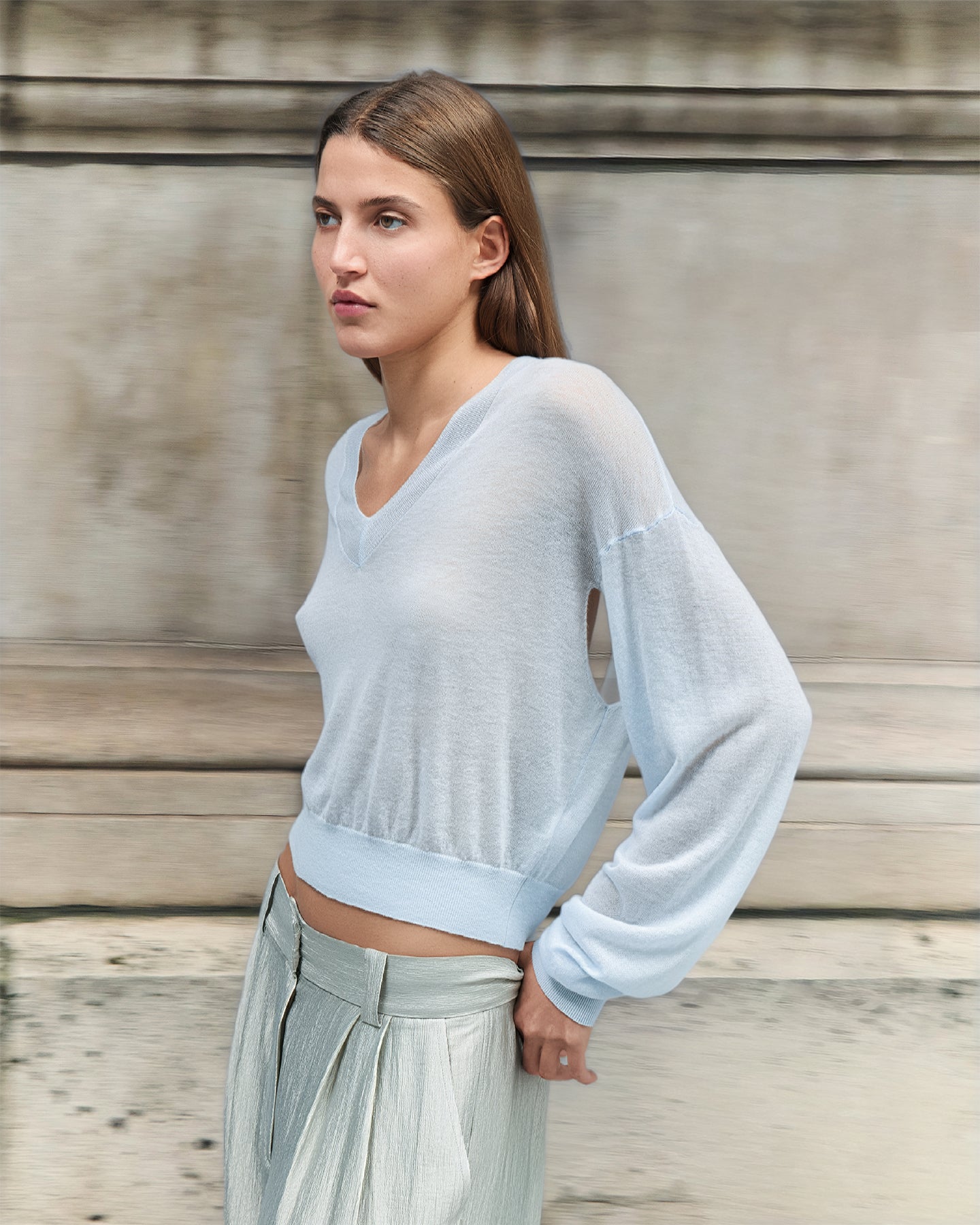 Smurf Sweater - Sky Blue