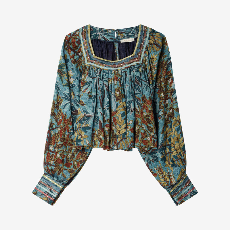 Tina Blouse - Blue