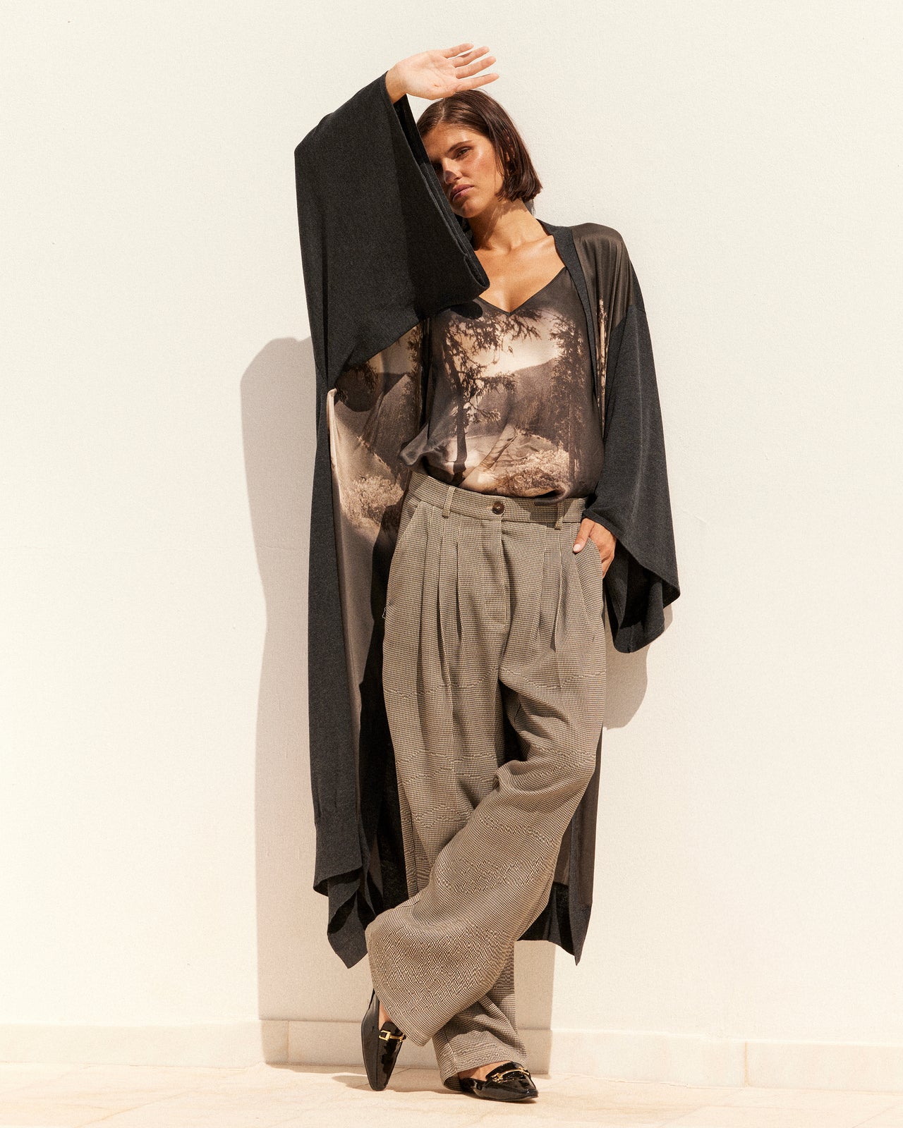Angus Kimono - Black - Image 3