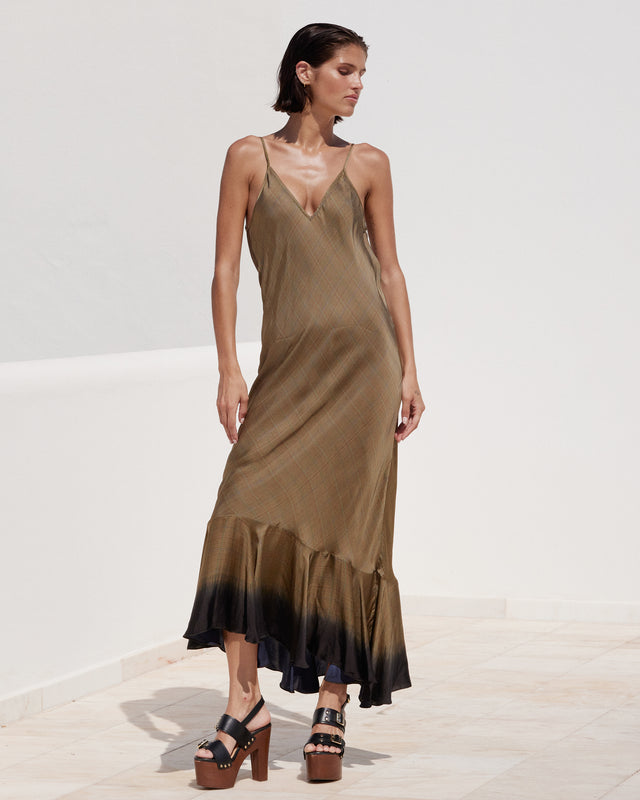 Bella Dress - Khaki - Image 3