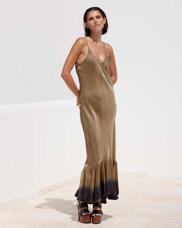 Bella Dress - Khaki - Image 2