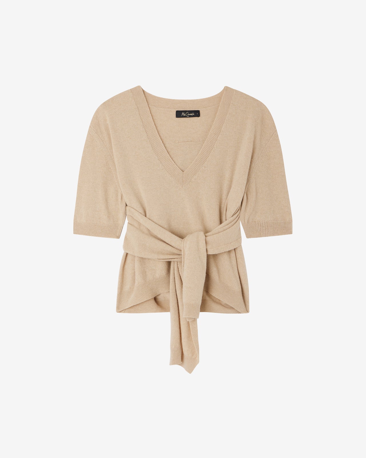 Veste tailleur oversize en jersey esprit survêtement, motif tartan : Pulls & gilets Mes Demoiselles - Image 1