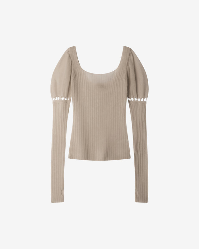 Pull Carina - Taupe - Image 1