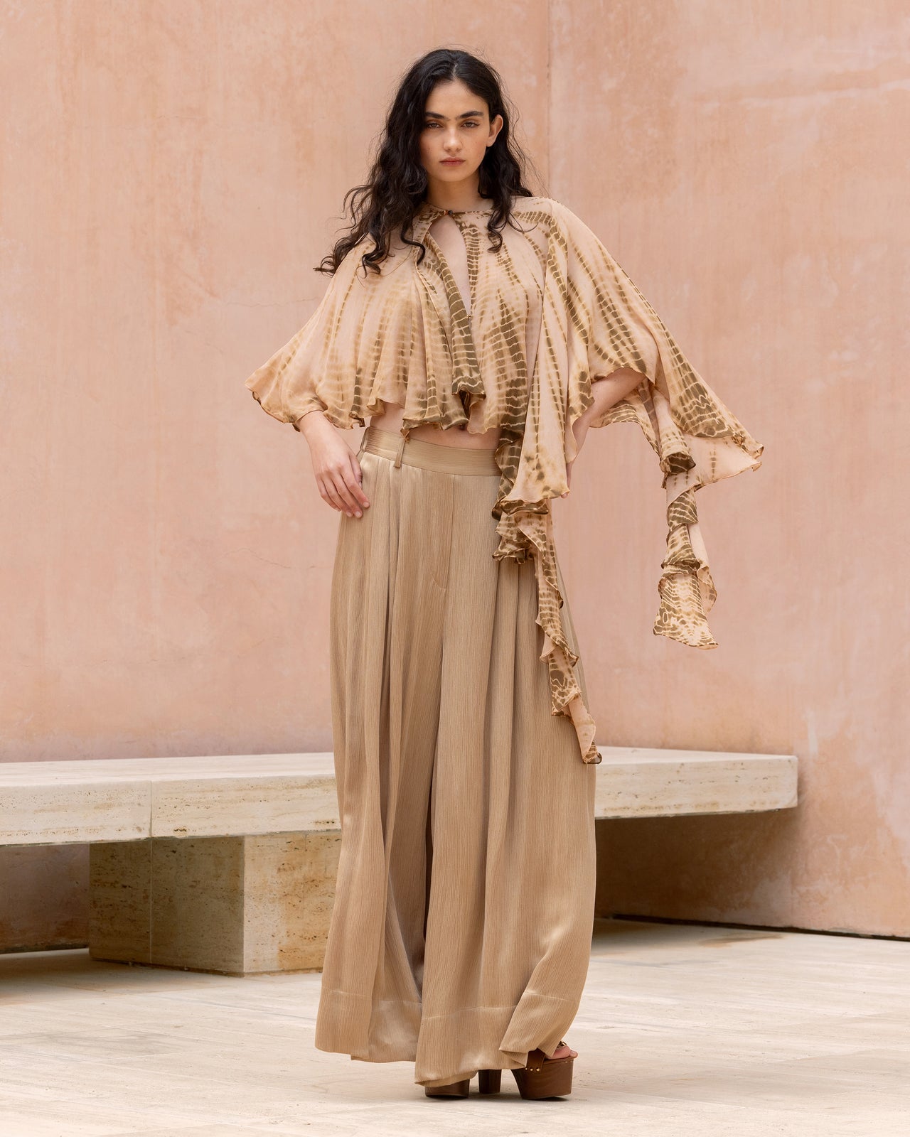 Carmin Cape - Beige - Image 1