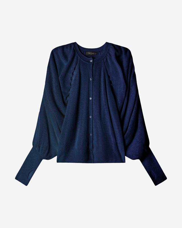 Cardigan Carnation - Bleu Marine - Dernière image