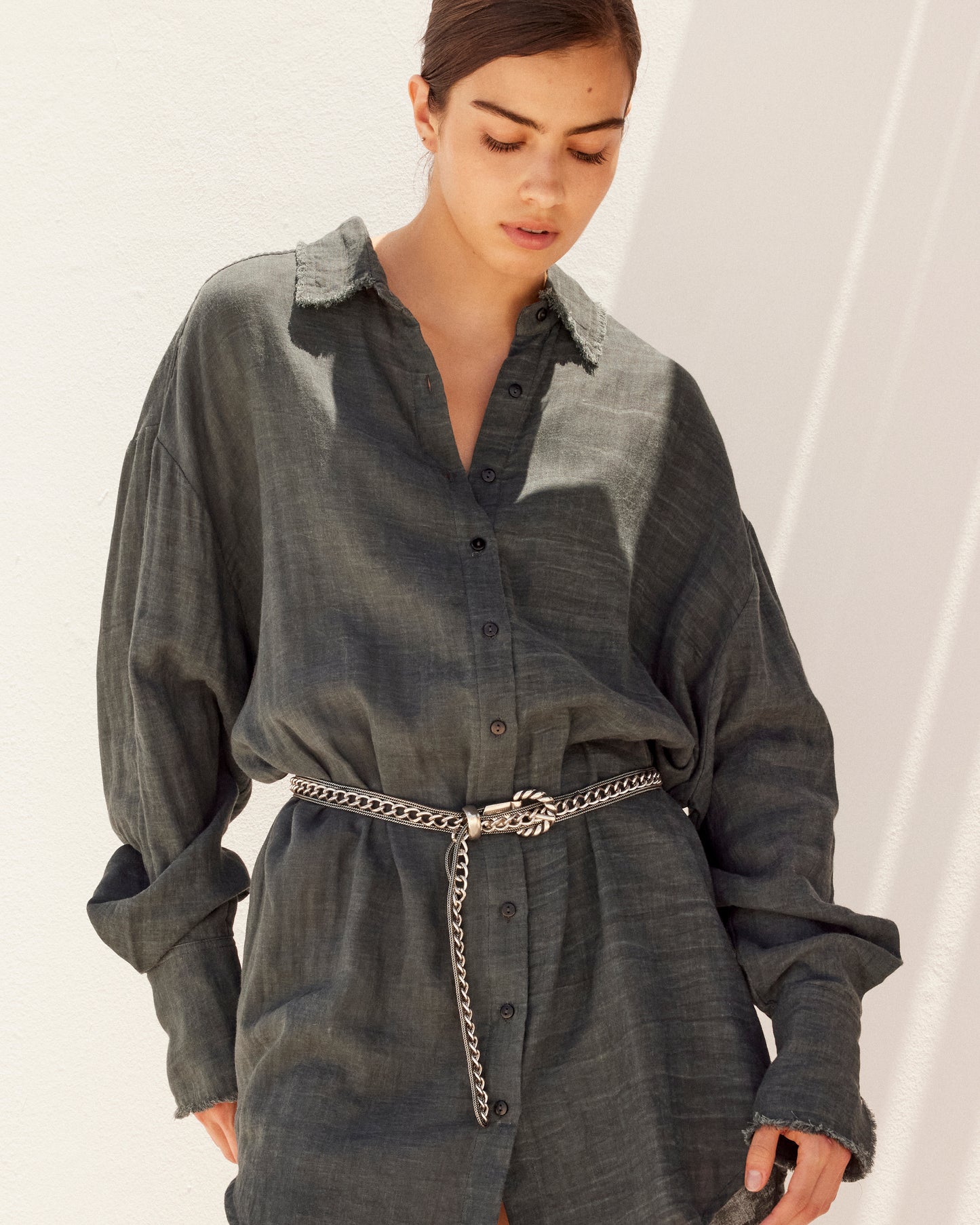 Chemise Crunchy - Gris