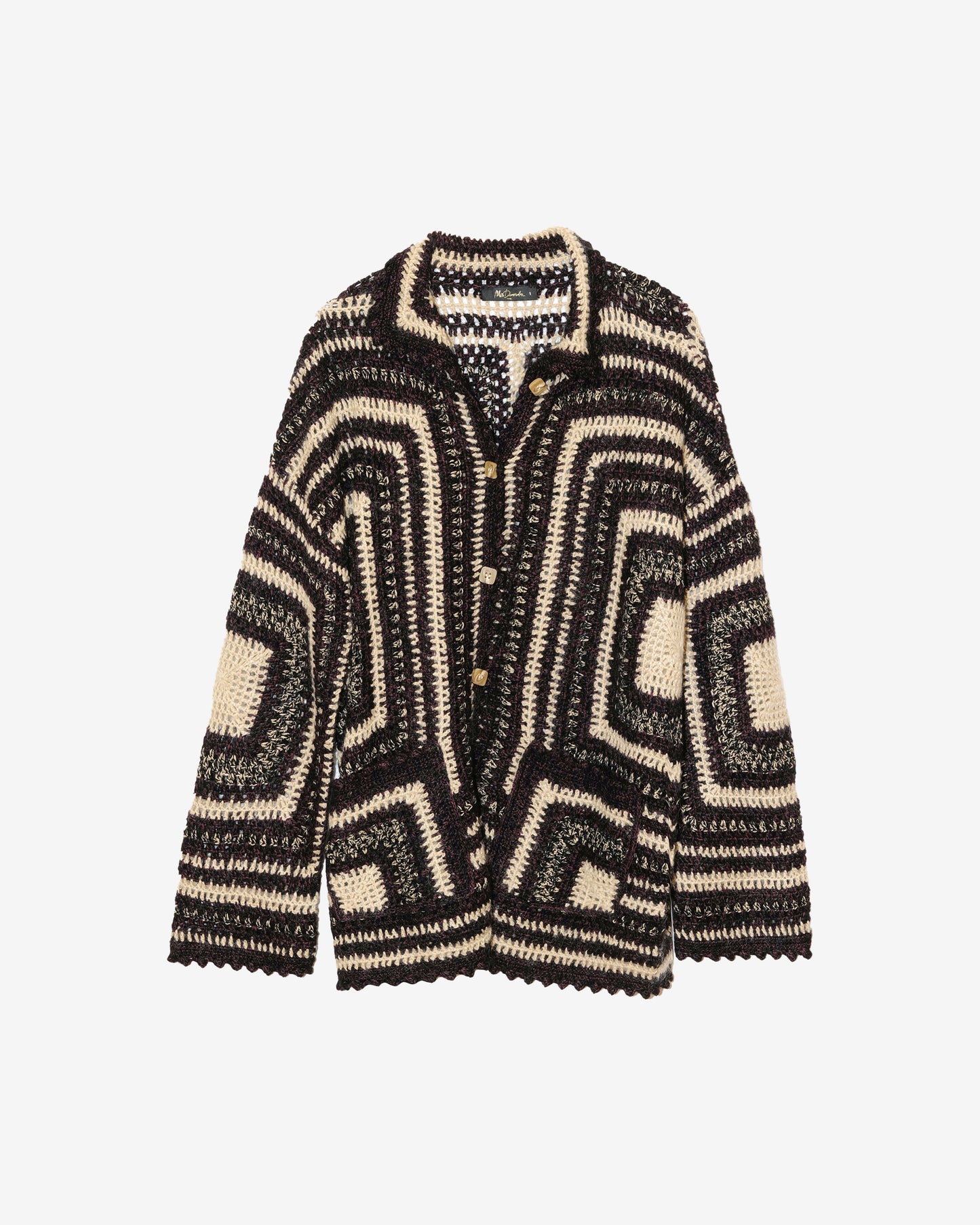 Cardigan Dice - Noir