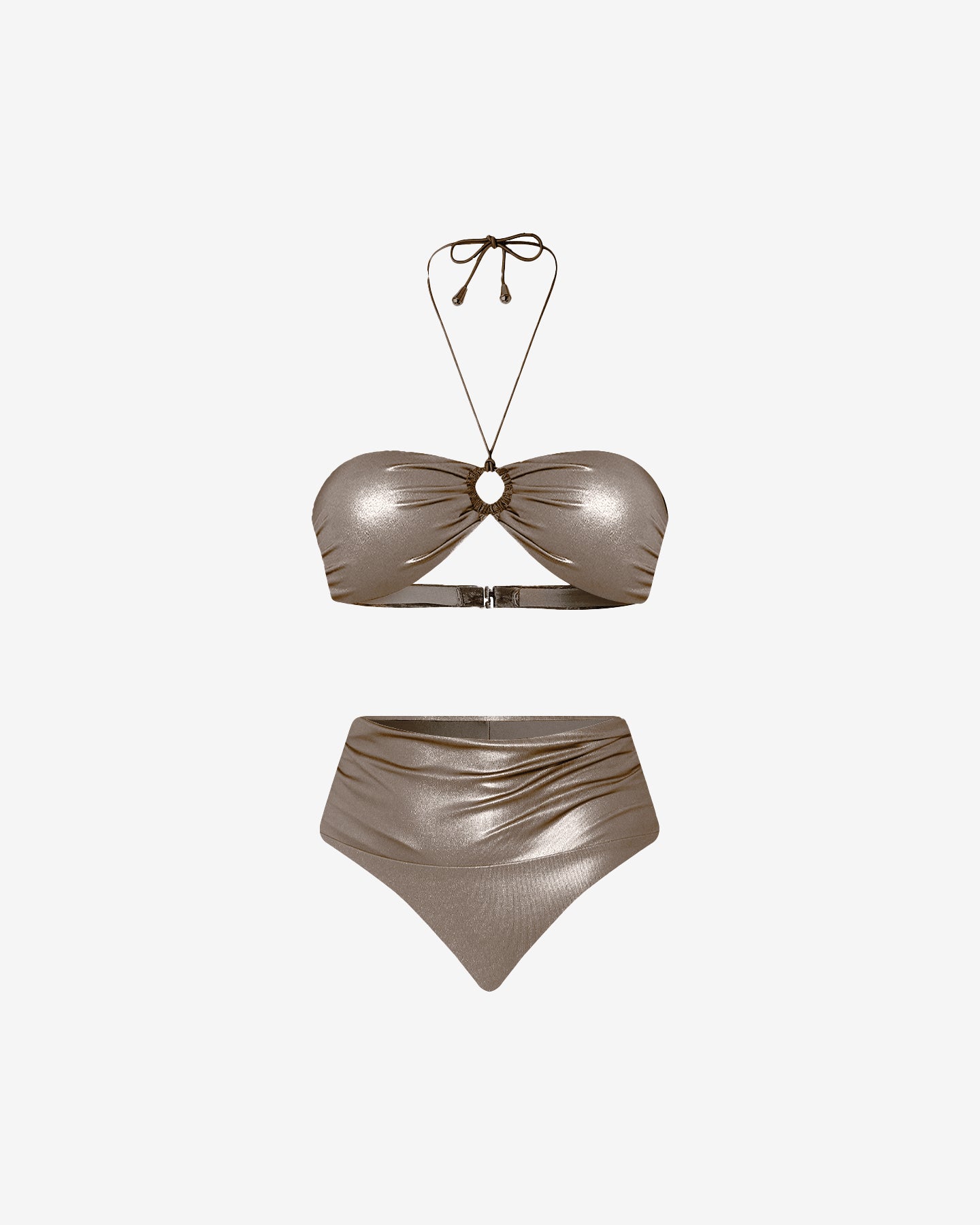 Maillot de bain deux pièces Duxy - Taupe