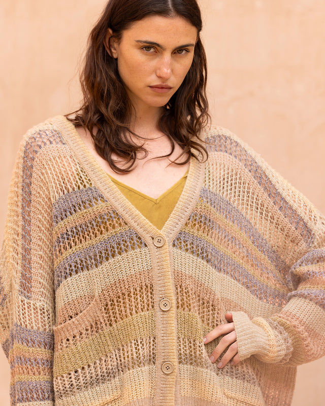 Fallord Cardigan - Beige - Image 3
