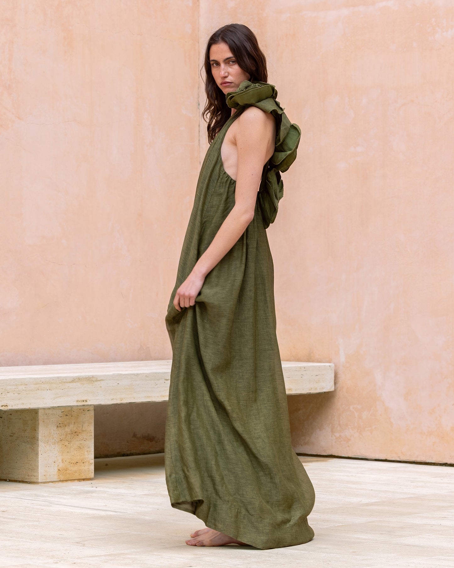 Fonix Green Dress | Mes Demoiselles Mes Demoiselles Paris Fonix Green Dress | Mes Demoiselles Mes Demoiselles Paris