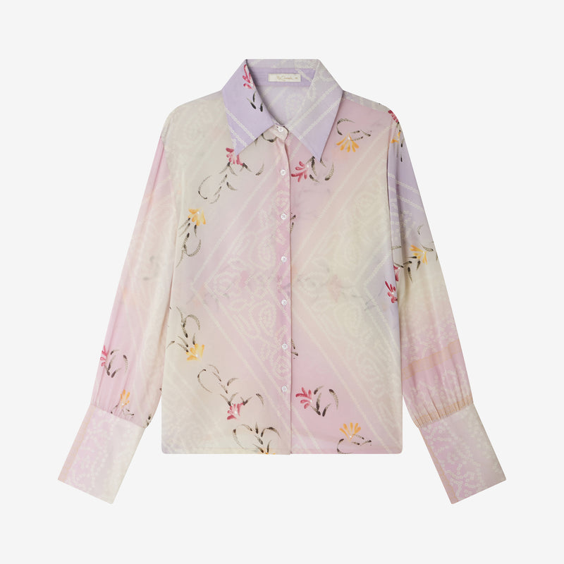 Gales Shirt - Ivory Pink