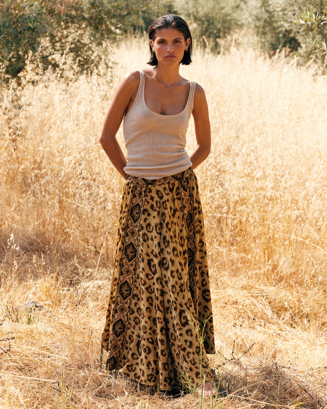 Jupe Lino - Beige - Image 1