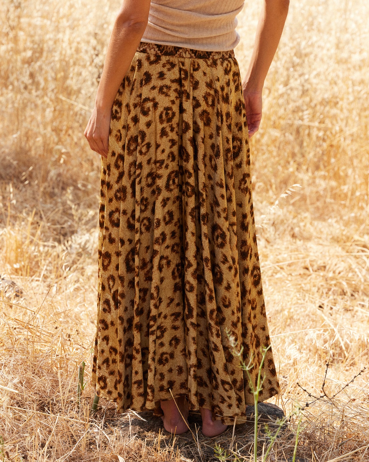 Jupe Lino - Beige - Image 5