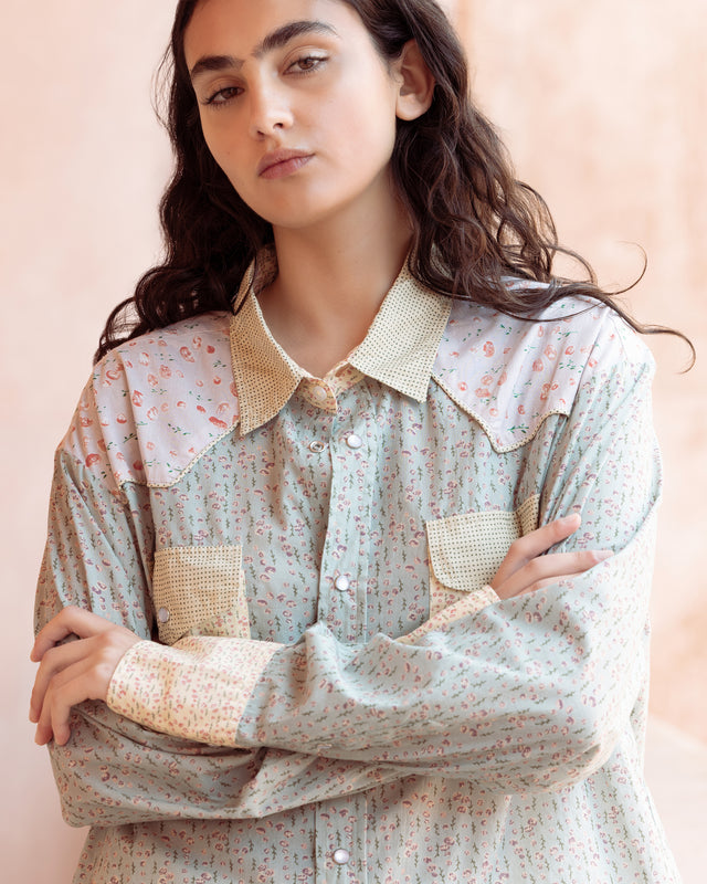 Chemise Lun - Bleu - Image 3