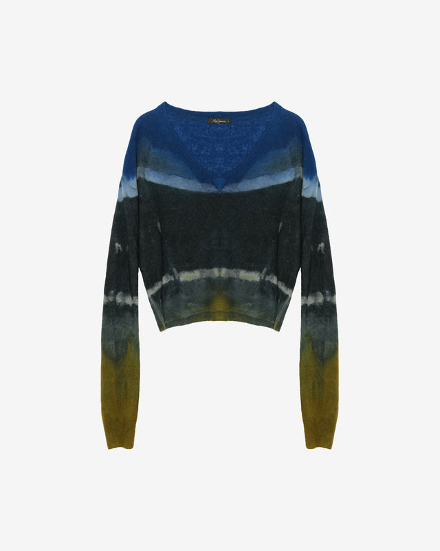 Jupe mi-longue évasée impression placé : Pulls & gilets Mes Demoiselles - Image 1