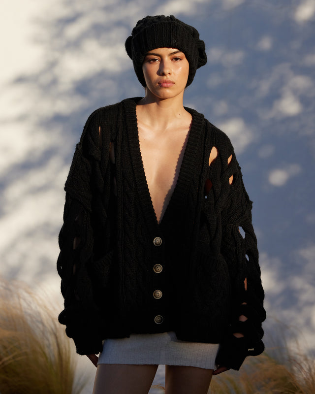 Cardigan Manisse - Noir - Image 3