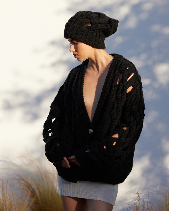 Cardigan Manisse - Noir - Image 2