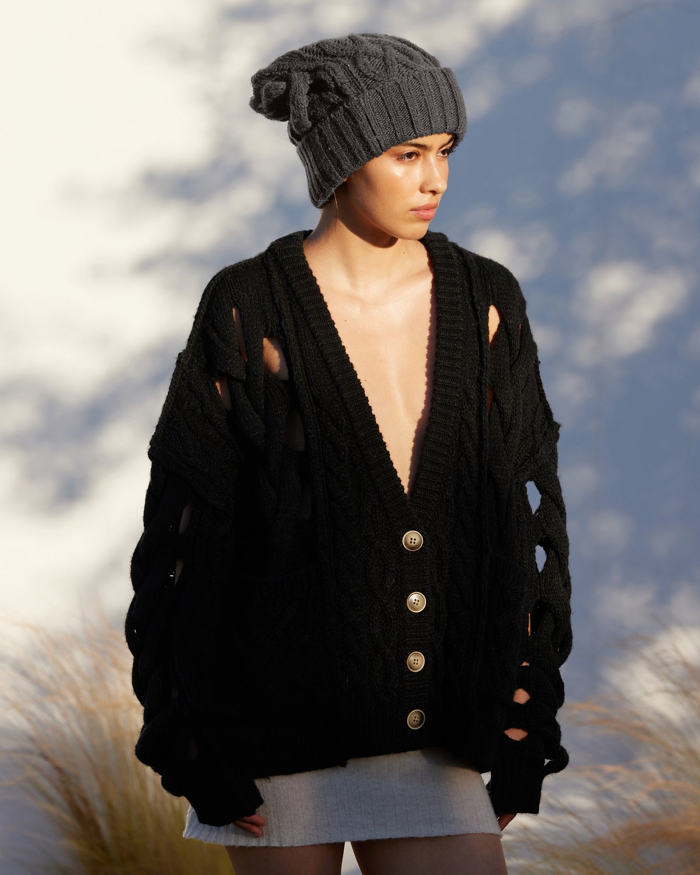 Mansoor Beanie - Grey